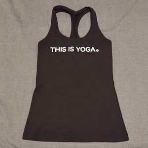 Lululemon Cool Racerback (This Is Yoga)
Black size 6
